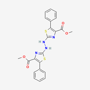 1,2-Bis(4-methoxycarbonyl-5-phenyl-2-thiazolyl)hydrazine