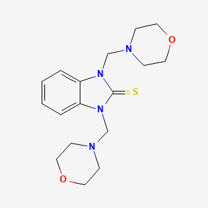 1,3-bis(morpholin-4-ylmethyl)-1,3-dihydro-2H-benzimidazole-2-thione