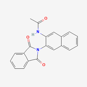 N-[3-(1,3-dioxo-1,3-dihydro-2H-isoindol-2-yl)naphthalen-2-yl]acetamide