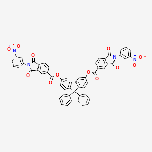 molecular formula C55H30N4O12 B14949742 9H-fluorene-9,9-diyldibenzene-4,1-diyl bis[2-(3-nitrophenyl)-1,3-dioxo-2,3-dihydro-1H-isoindole-5-carboxylate] 