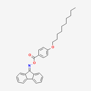 (9H-Fluoren-9-ylidene)amino 4-(decyloxy)benzoate