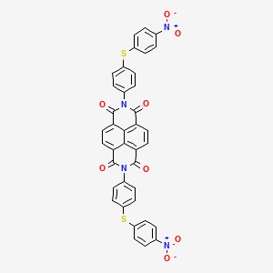 2,7-bis{4-[(4-nitrophenyl)sulfanyl]phenyl}benzo[lmn][3,8]phenanthroline-1,3,6,8(2H,7H)-tetrone