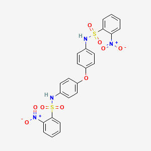 molecular formula C24H18N4O9S2 B14949837 N,N'-(oxydibenzene-4,1-diyl)bis(2-nitrobenzenesulfonamide) 