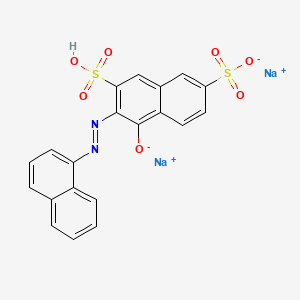 Disodium;6-(naphthalen-1-yldiazenyl)-5-oxido-7-sulfonaphthalene-2-sulfonate