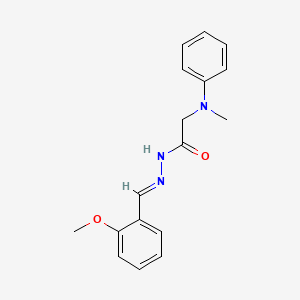 N'-[(E)-(2-Methoxyphenyl)methylidene]-2-[methyl(phenyl)amino]acetohydrazide