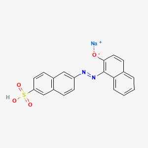 Sodium;1-[(6-sulfonaphthalen-2-yl)diazenyl]naphthalen-2-olate