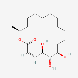 molecular formula C18H32O5 B1494995 (+)-Aspicillin 