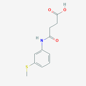 4-[3-(Methylsulfanyl)anilino]-4-oxobutanoic acid