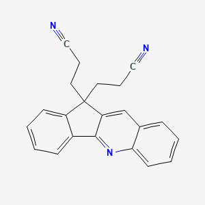 3-[11-(2-Cyano-ethyl)-11H-indeno[1,2-b]quinolin-11-yl]-propionitrile