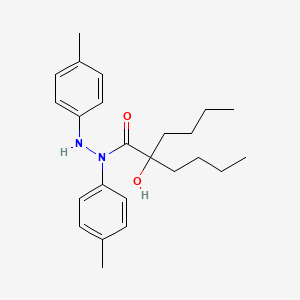 2-butyl-2-hydroxy-N,N'-bis(4-methylphenyl)hexanehydrazide