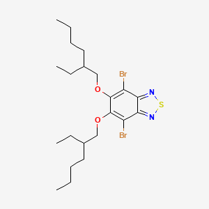 molecular formula C22H34Br2N2O2S B1495004 4,7-Dibromo-5,6-bis((2-ethylhexyl)oxy)benzo[c][1,2,5]thiadiazole 