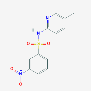 N-(5-methylpyridin-2-yl)-3-nitrobenzenesulfonamide