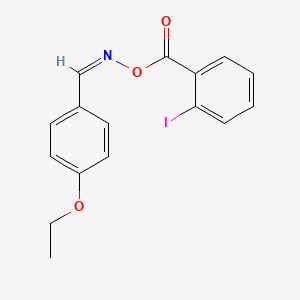 ({[(Z)-(4-ethoxyphenyl)methylidene]amino}oxy)(2-iodophenyl)methanone