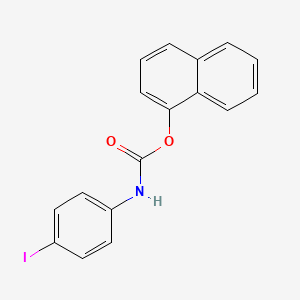 molecular formula C17H12INO2 B14950109 Naphthalen-1-yl (4-iodophenyl)carbamate 