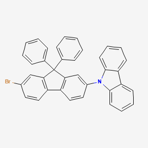 9-(7-Bromo-9,9-diphenylfluoren-2-yl)carbazole