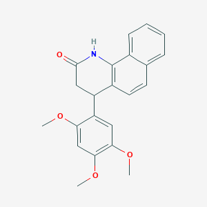 4-(2,4,5-Trimethoxyphenyl)-3,4-dihydrobenzo[h]quinolin-2(1H)-one