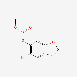 5-Bromo-2-oxo-1,3-benzoxathiol-6-yl methyl carbonate