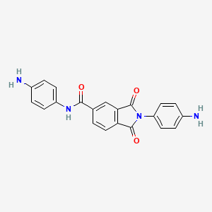 N,2-bis(4-aminophenyl)-1,3-dioxo-2,3-dihydro-1H-isoindole-5-carboxamide