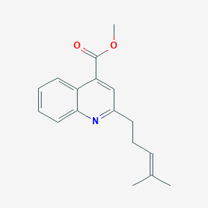 Methyl 2-(4-methylpent-3-en-1-yl)quinoline-4-carboxylate