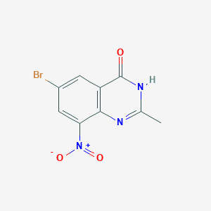 6-bromo-2-methyl-8-nitroquinazolin-4(3H)-one