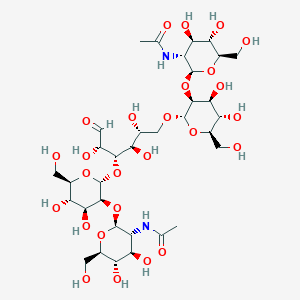 molecular formula C34H58N2O26 B1495029 Bis(N-acetyl-D-glucosaminyl)mannotriose 