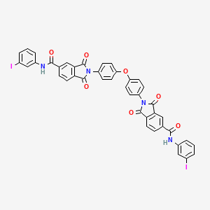 2,2'-(oxydibenzene-4,1-diyl)bis[N-(3-iodophenyl)-1,3-dioxo-2,3-dihydro-1H-isoindole-5-carboxamide]