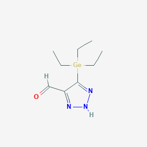 1,2,3-Triazole, 4-triethylgermyl-5-formyl-