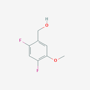 molecular formula C8H8F2O2 B1495040 (2,4-Difluoro-5-methoxyphenyl)methanol CAS No. 1266114-65-1