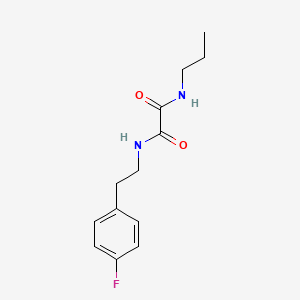 N-[2-(4-fluorophenyl)ethyl]-N'-propylethanediamide