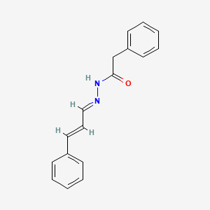 molecular formula C17H16N2O B14950452 2-phenyl-N'-[(1E,2E)-3-phenylprop-2-en-1-ylidene]acetohydrazide 