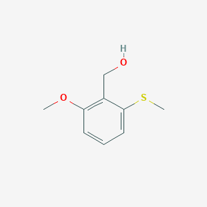 molecular formula C9H12O2S B1495047 [2-Methoxy-6-(methylsulfanyl)phenyl]methanol 