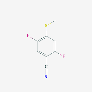 molecular formula C8H5F2NS B1495048 4-Cyano-2,5-difluorothioanisole 