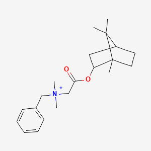 N-benzyl-N,N-dimethyl-2-oxo-2-[(1,7,7-trimethylbicyclo[2.2.1]hept-2-yl)oxy]ethanaminium