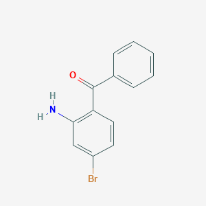 molecular formula C13H10BrNO B149506 (2-氨基-4-溴苯基)(苯基)甲酮 CAS No. 135776-98-6