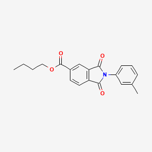 Butyl 2-(3-methylphenyl)-1,3-dioxoisoindole-5-carboxylate