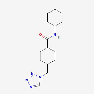 trans-N-cyclohexyl-4-(1H-tetrazol-1-ylmethyl)cyclohexanecarboxamide