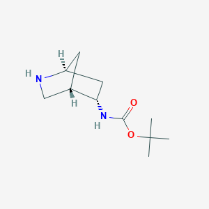 molecular formula C11H20N2O2 B1495066 tert-Butyl (1S,4S,5S)-2-azabicyclo[2.2.1]heptan-5-ylcarbamate 