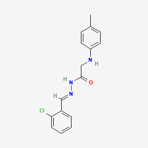 N'-[(E)-(2-Chlorophenyl)methylidene]-2-[(4-methylphenyl)amino]acetohydrazide