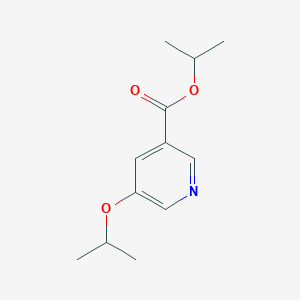 molecular formula C12H17NO3 B1495069 Isopropyl 5-isopropoxynicotinate 