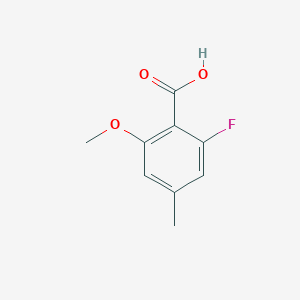 molecular formula C9H9FO3 B1495070 2-Fluoro-6-methoxy-4-methyl-benzoic acid 