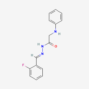 N'-[(E)-(2-Fluorophenyl)methylidene]-2-(phenylamino)acetohydrazide