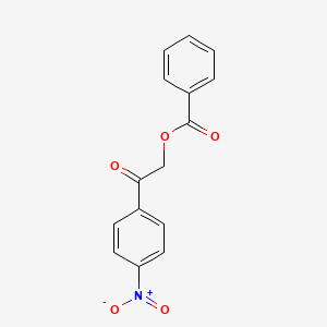 molecular formula C15H11NO5 B14950774 2-(4-Nitrophenyl)-2-oxoethyl benzoate CAS No. 55153-34-9