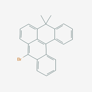 molecular formula C23H17B B1495080 9-Bromo-5,5-dimethyl-5H-naphtho[3,2,1-de]anthracene 
