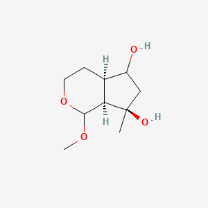 molecular formula C10H18O4 B1495083 3-Deoxo-1beta-methoxyjioglutolide CAS No. 55732-36-0