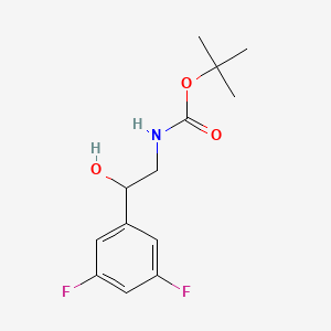 molecular formula C13H17F2NO3 B1495085 N-Boc-2-(3,5-difluorophenyl)-2-hydroxyethanamine 