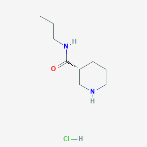 molecular formula C9H19ClN2O B1495087 (3R)-N-Propyl-3-piperidinecarboxamide HCl 