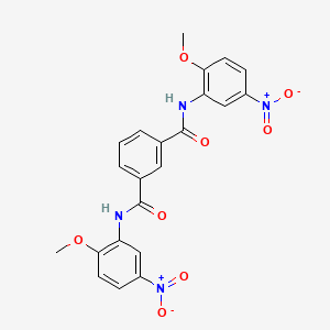 N,N'-bis(2-methoxy-5-nitrophenyl)benzene-1,3-dicarboxamide