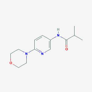 molecular formula C13H19N3O2 B14950892 n-(6-Morpholinopyridin-3-yl)isobutyramide 