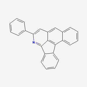 molecular formula C25H15N B14950974 6-Phenylbenzo[g]indeno[1,2,3-ij]isoquinoline 