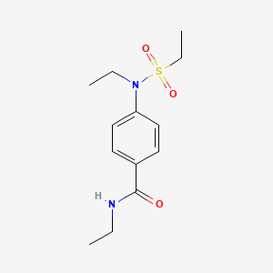 N-ethyl-4-[ethyl(ethylsulfonyl)amino]benzamide